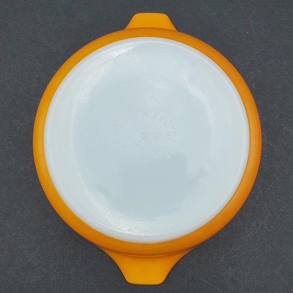 Pyrex Orange 1 Pint Casserole 471 Round Friendship 1 Pt Serving Dish - Picture 7 of 13